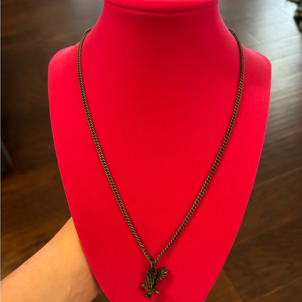 American Eagle Necklace with Eagle Charm
